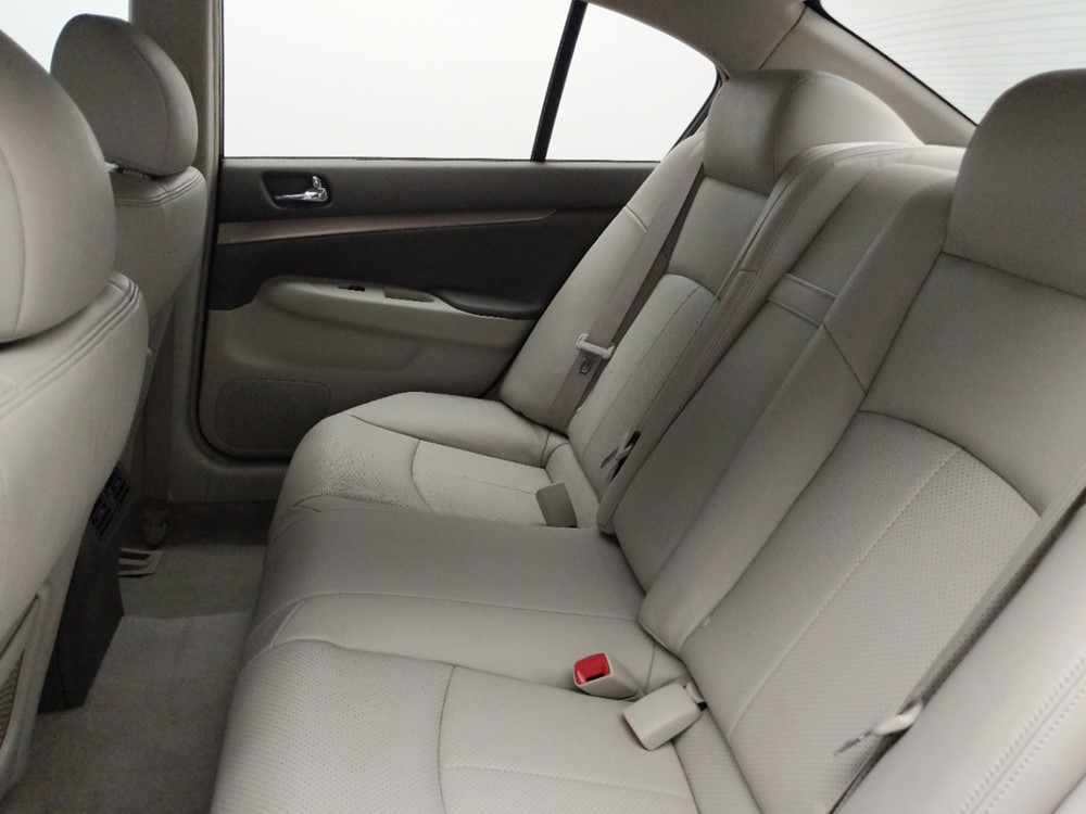 2011 INFINITI G37 - Driver Rear Seat