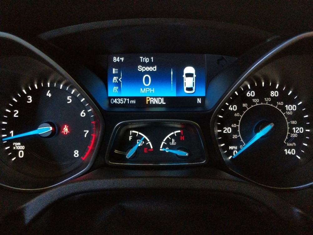 2016 Ford Focus - Odometer Close Up