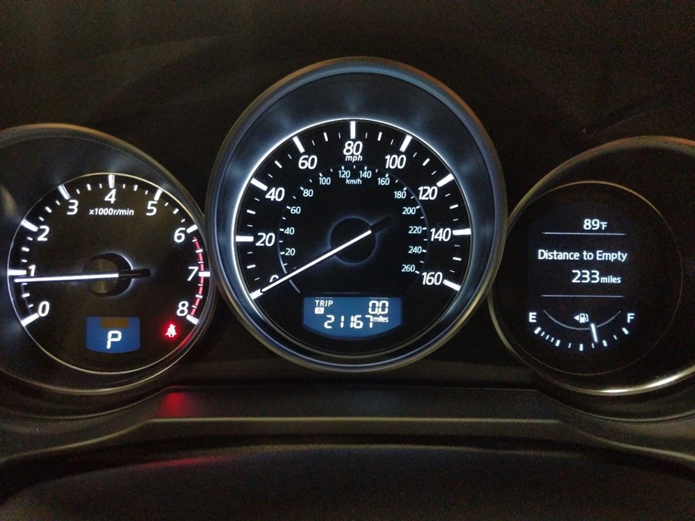 2016 Mazda Mazda6 - Odometer Close Up