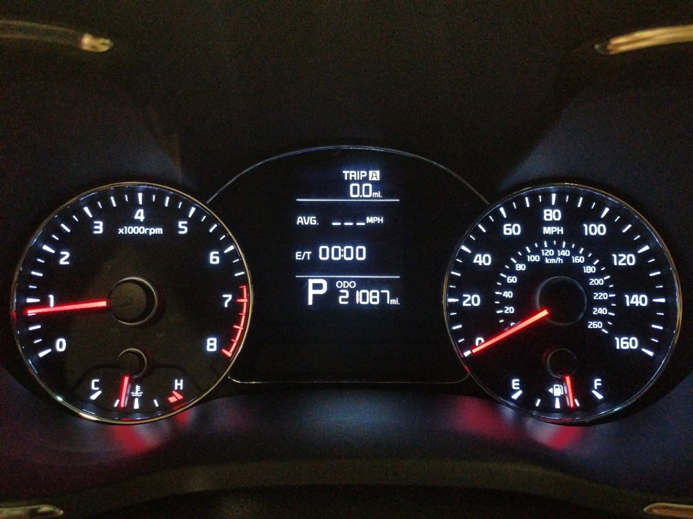 2015 Kia Forte - Odometer Close Up