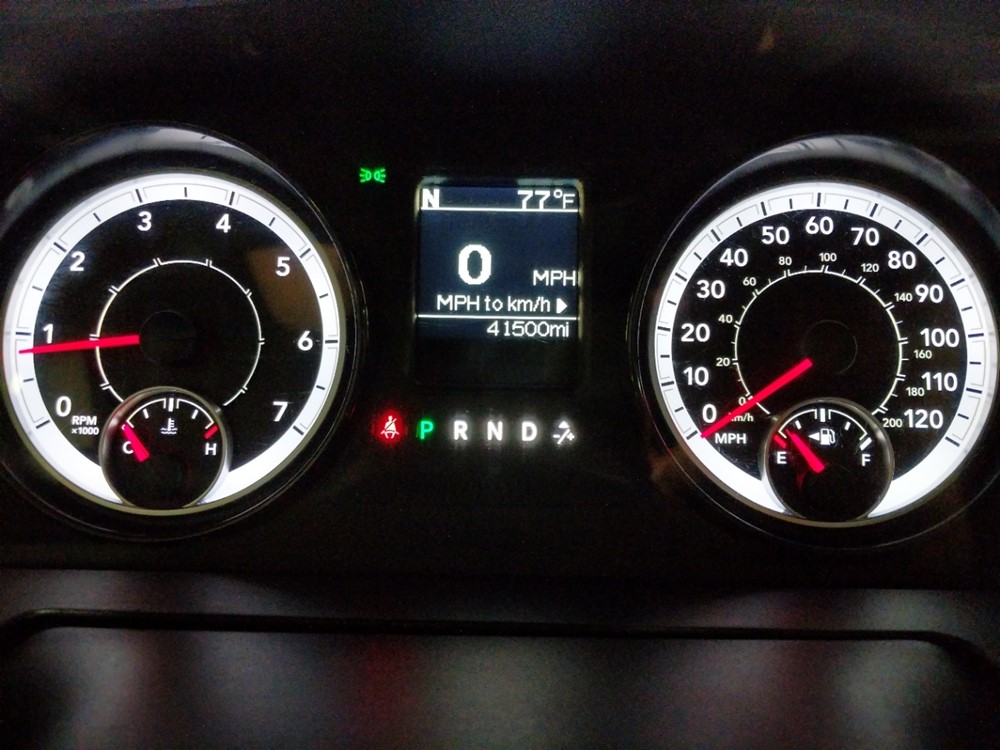 2017 Dodge Ram 1500 - Odometer Close Up