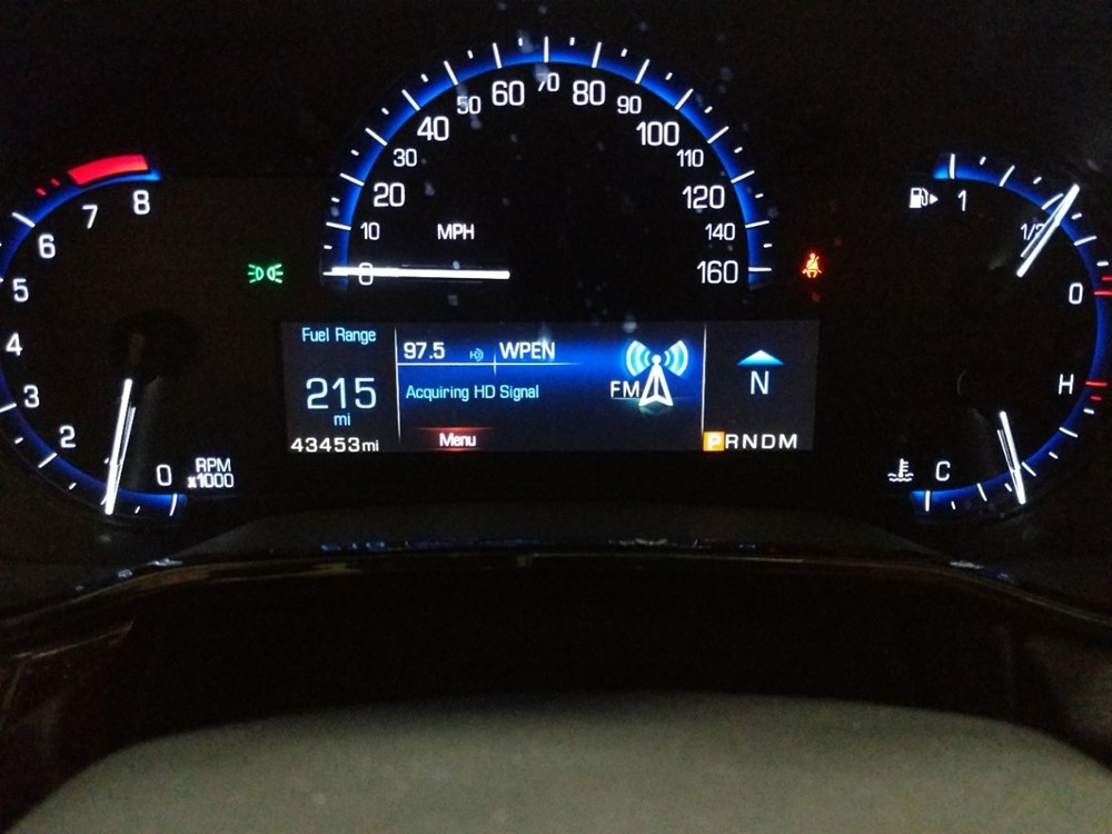 2015 Cadillac CTS - Odometer Close Up
