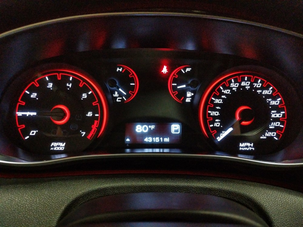 2016 Dodge Dart - Odometer Close Up
