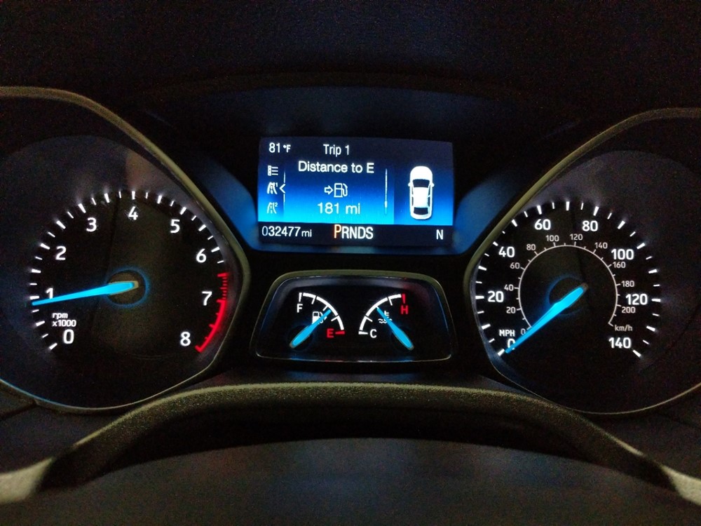 2015 Ford Focus - Odometer Close Up