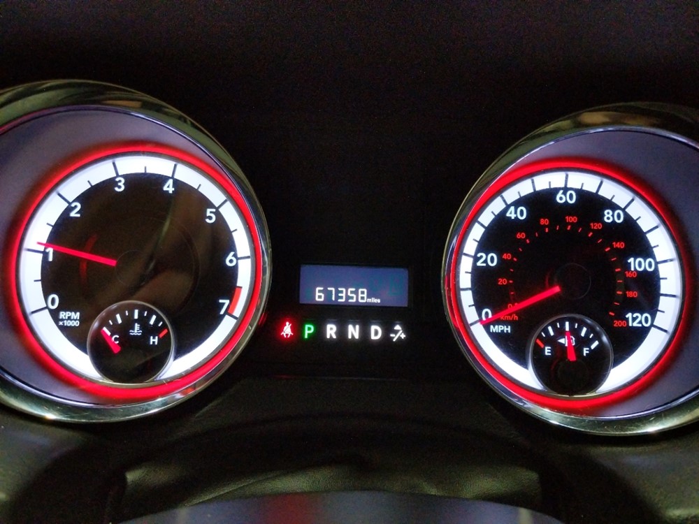 2016 Dodge Grand Caravan - Odometer Close Up