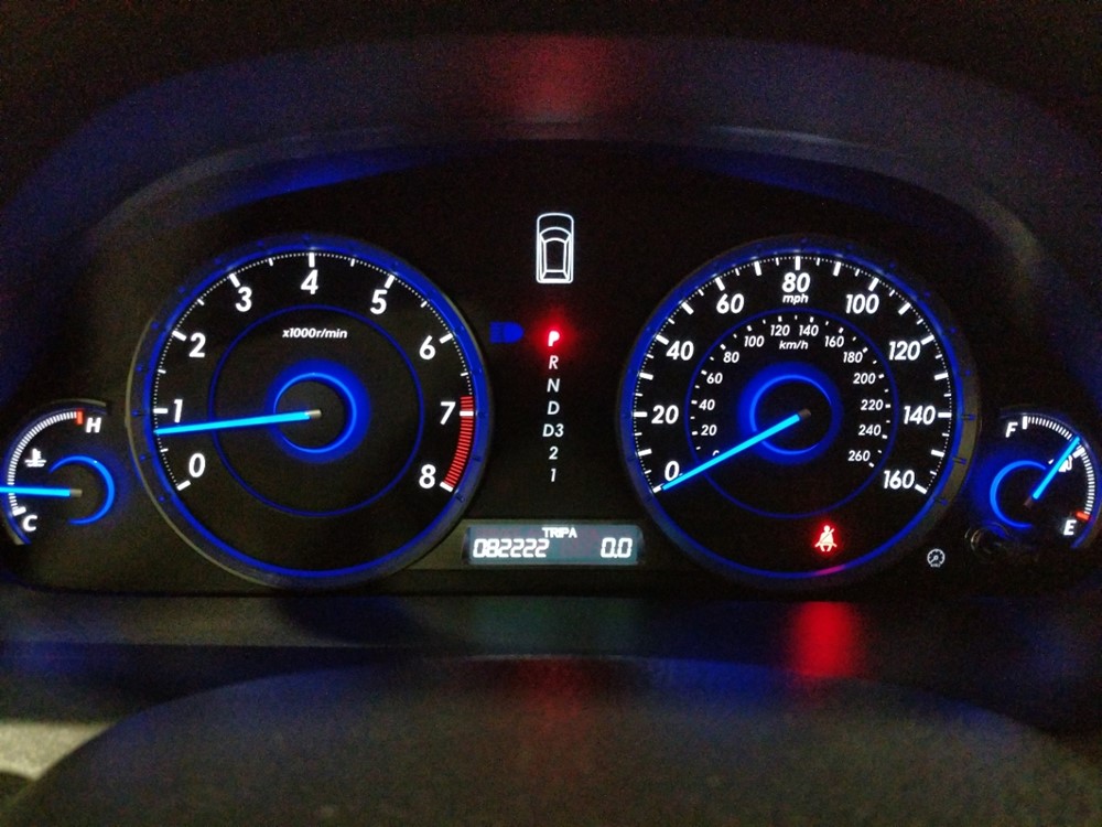 2010 Honda Accord - Odometer Close Up