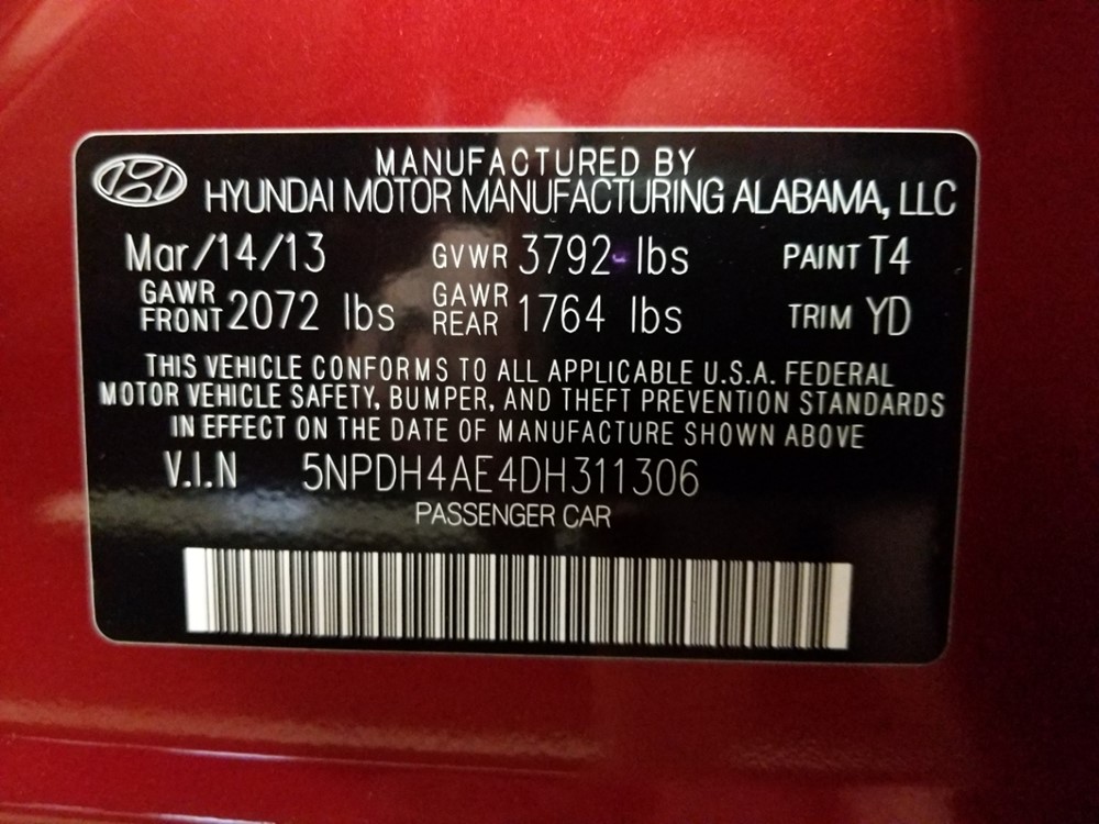 2013 Hyundai Elantra GLS for sale in Baltimore | 1630004670 | DriveTime