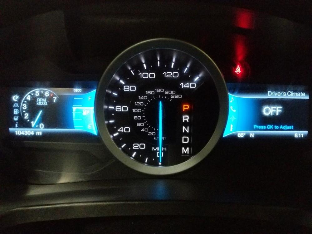 2012 Ford Explorer - Odometer Close Up