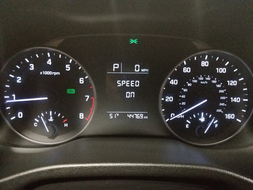 2017 Hyundai Elantra - Odometer Close Up