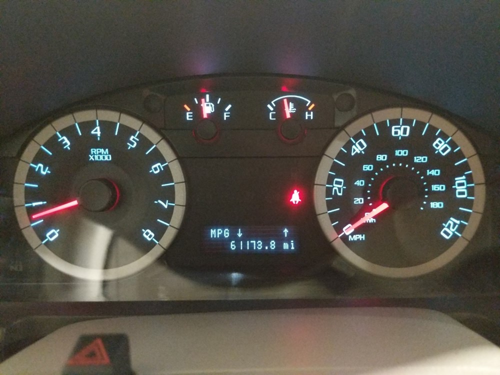 2012 Ford Escape - Odometer Close Up
