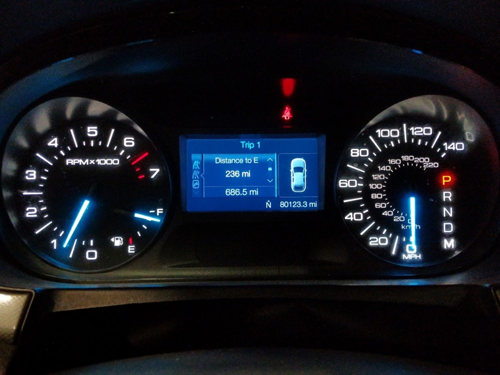 2011 Ford Edge - Odometer Close Up