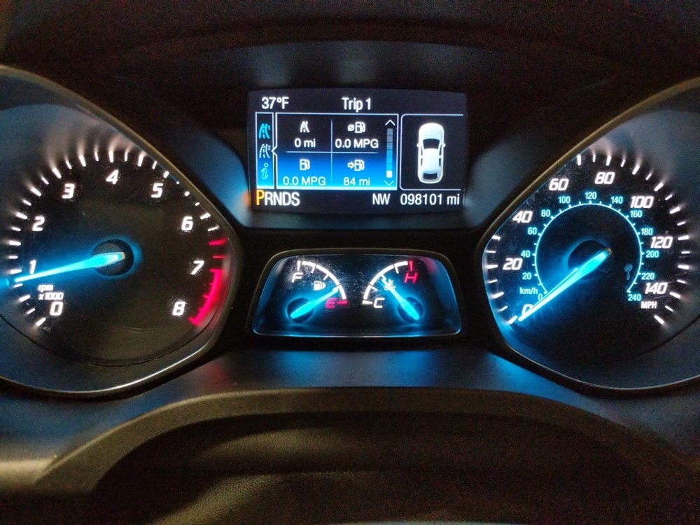 2015 Ford Escape - Odometer Close Up