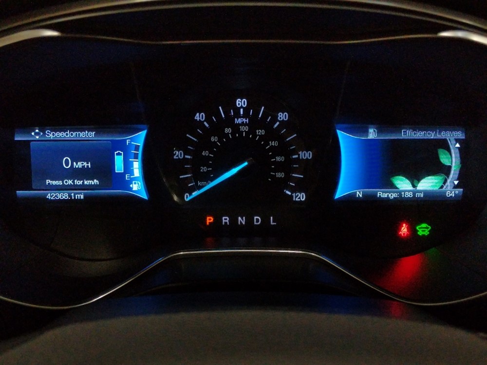 2017 Ford Fusion - Odometer Close Up