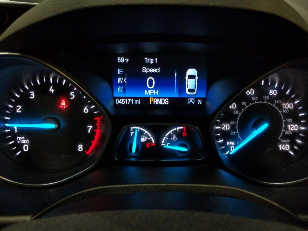2017 Ford Escape - Odometer Close Up