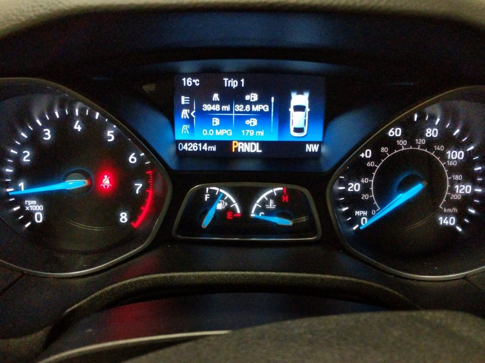 2017 Ford Focus - Odometer Close Up