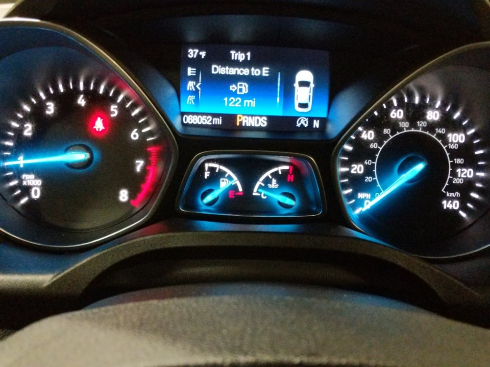 2017 Ford Escape - Odometer Close Up