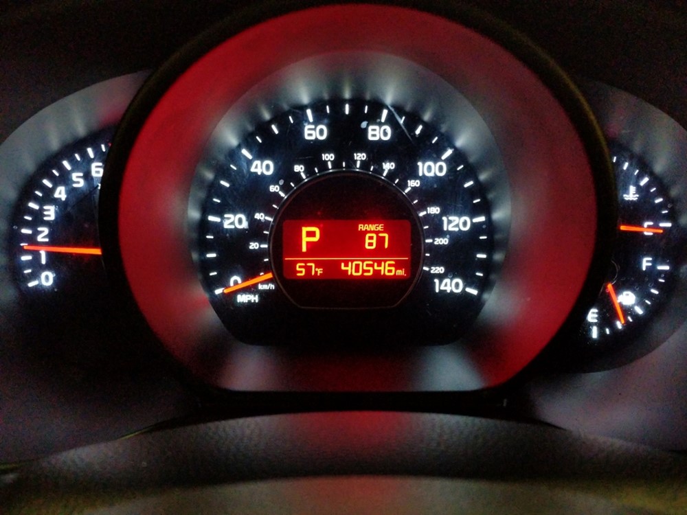 2017 Kia Soul - Odometer Close Up