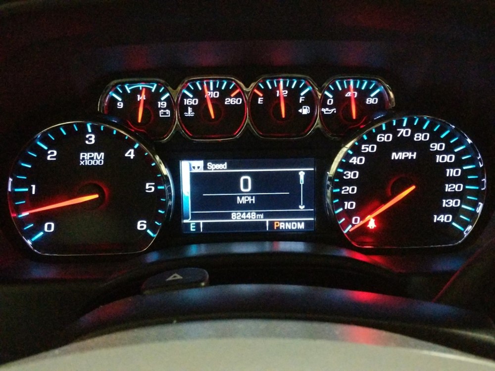 2014 Chevrolet Silverado 1500 - Odometer Close Up