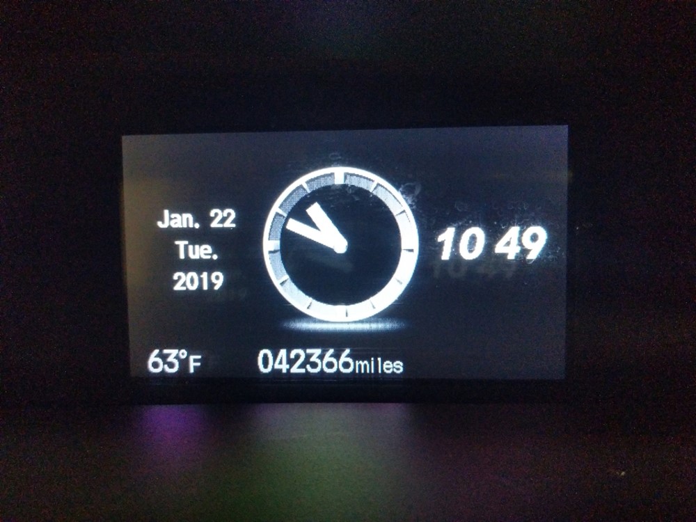 2015 Honda Civic - Odometer Close Up