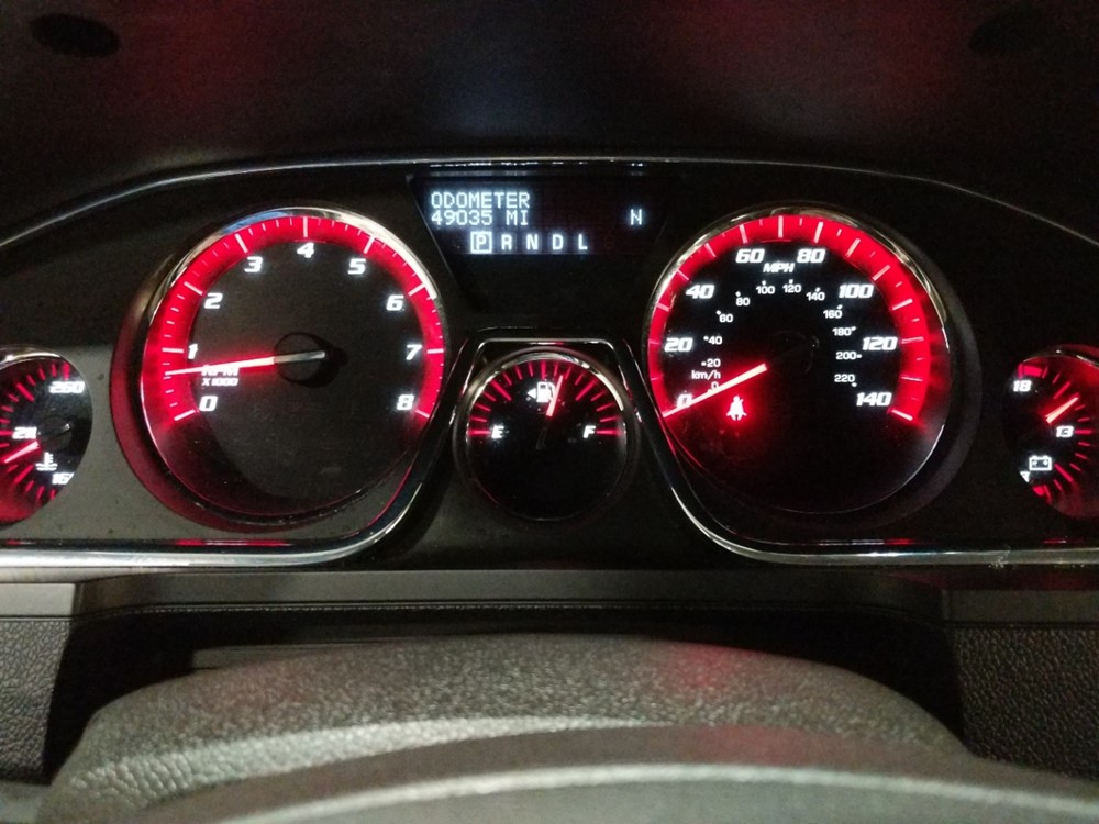 2016 GMC Acadia - Odometer Close Up