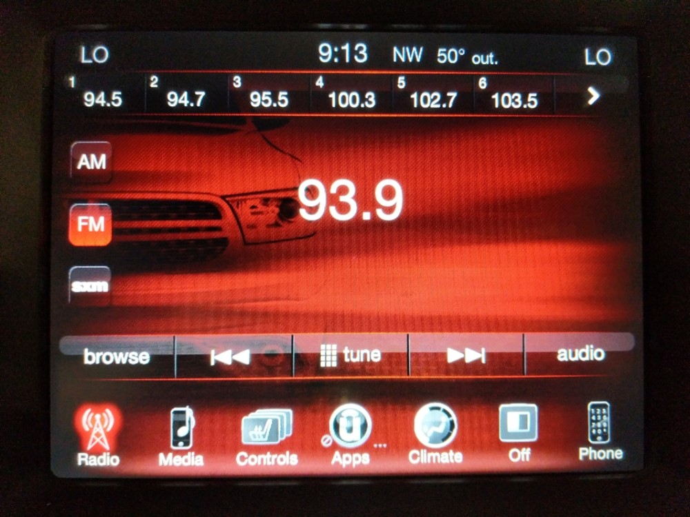 2015 Dodge Durango - Stereo Package