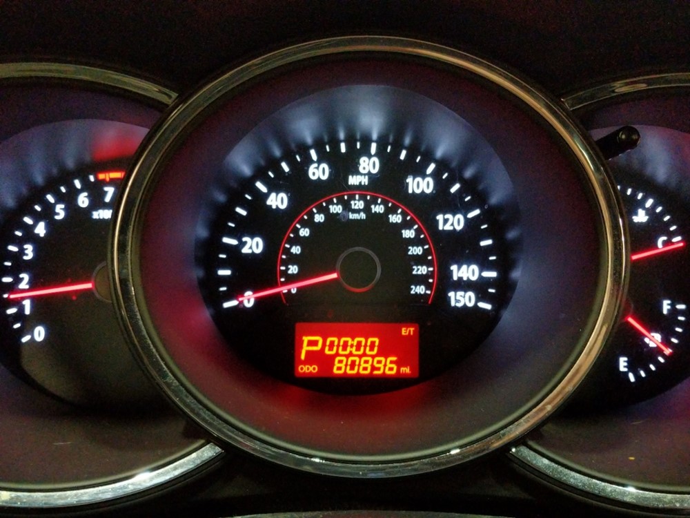 2012 Kia Sorento - Odometer Close Up