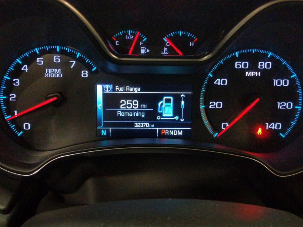 2018 Chevrolet Impala - Odometer Close Up
