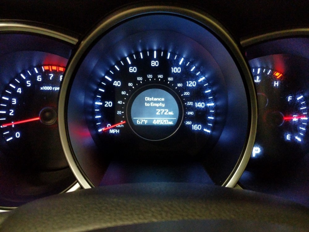2015 Kia Optima - Odometer Close Up