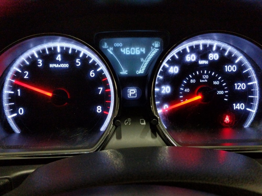 2017 Nissan Versa - Odometer Close Up