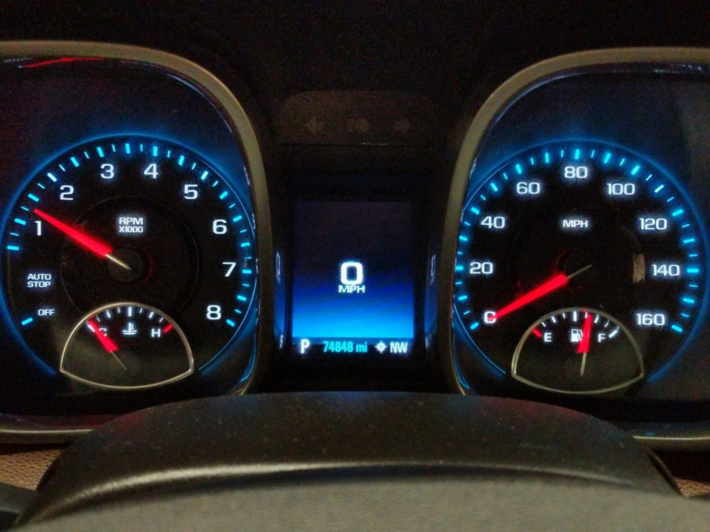 2015 Chevrolet Malibu - Odometer Close Up