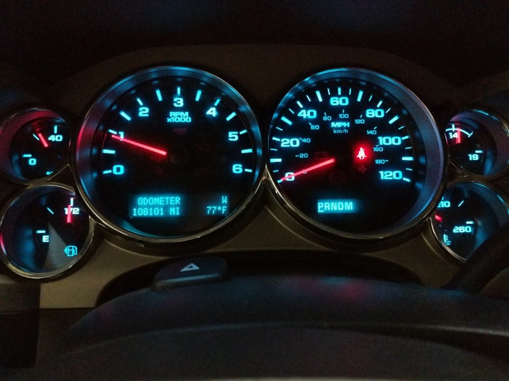 2012 GMC Sierra 1500 - Odometer Close Up