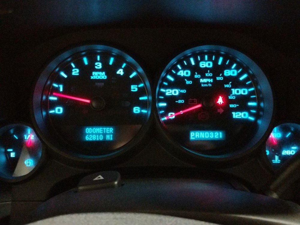 2009 Chevrolet Silverado 1500 - Odometer Close Up