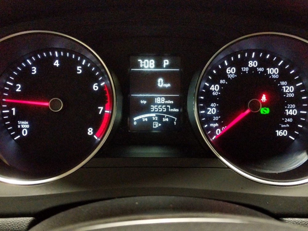 2016 Volkswagen Jetta - Odometer Close Up