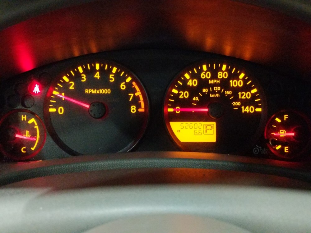 2015 Nissan Frontier - Odometer Close Up