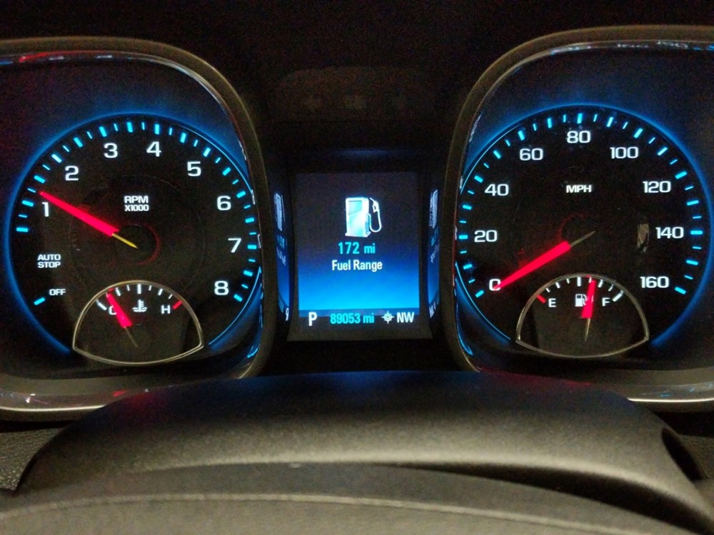 2016 Chevrolet Malibu - Odometer Close Up