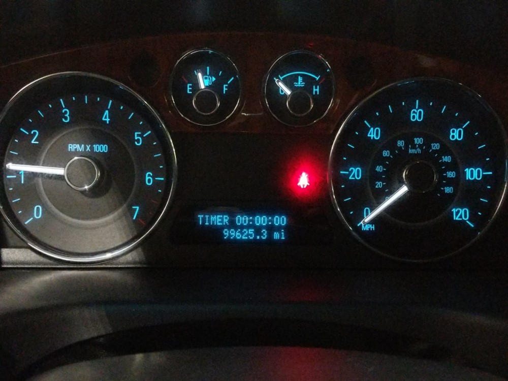 2011 Ford Flex - Odometer Close Up