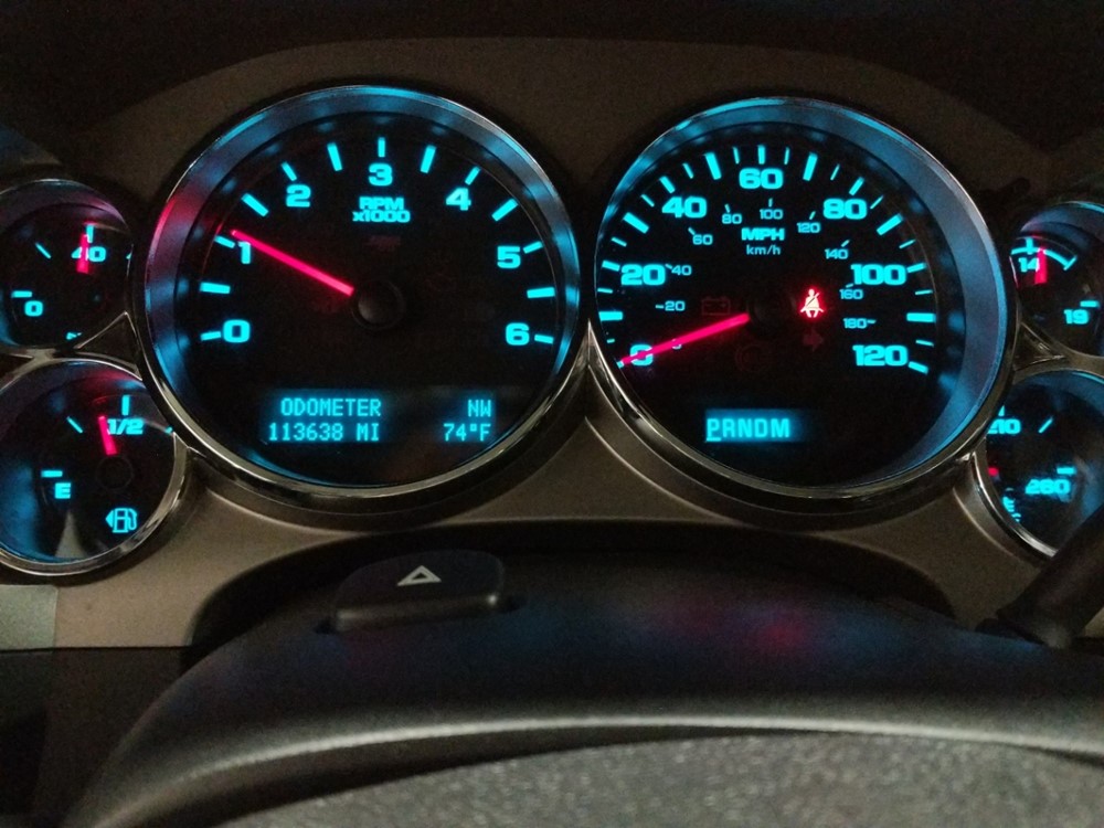 2011 GMC Sierra 1500 - Odometer Close Up