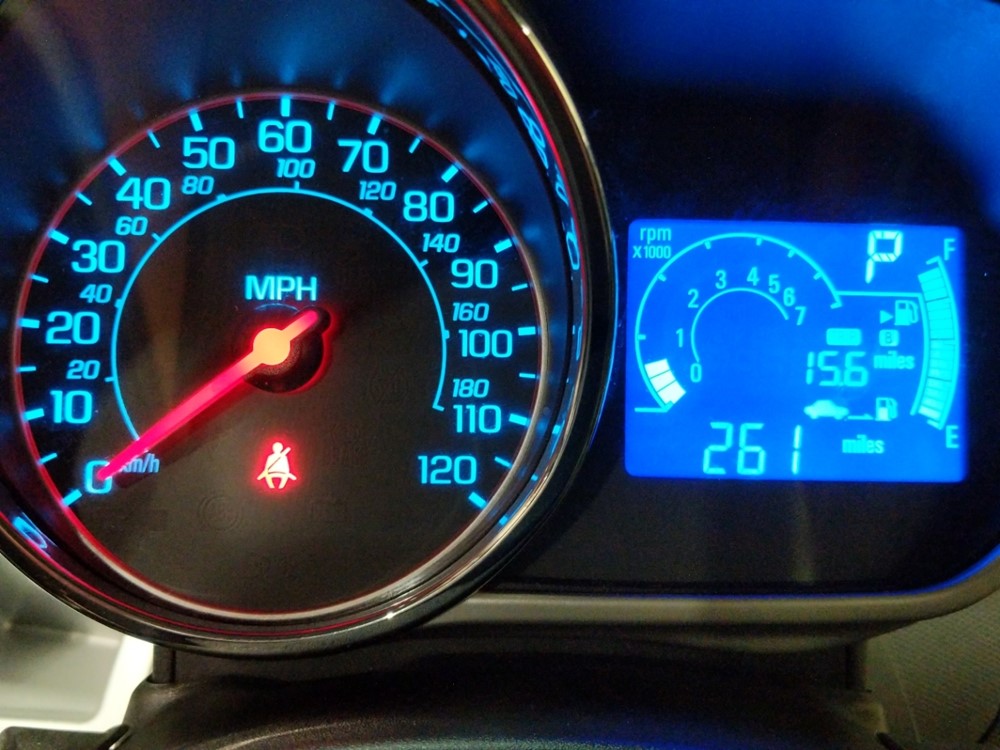 2014 Chevrolet Spark - Odometer Close Up