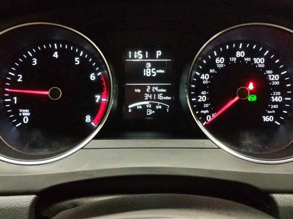 2016 Volkswagen Jetta - Odometer Close Up