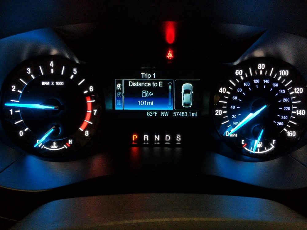 2016 Ford Fusion - Odometer Close Up