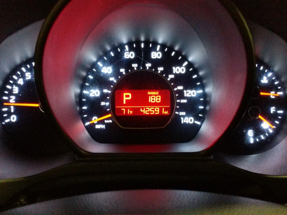 2017 Kia Soul - Odometer Close Up