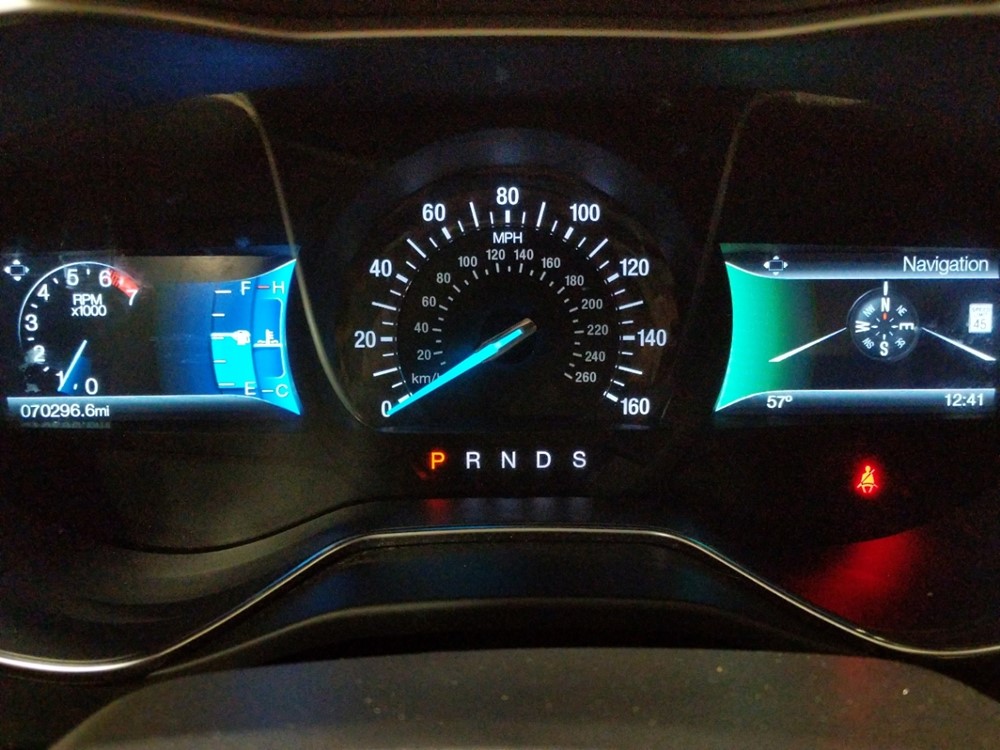 2016 Ford Fusion - Odometer Close Up