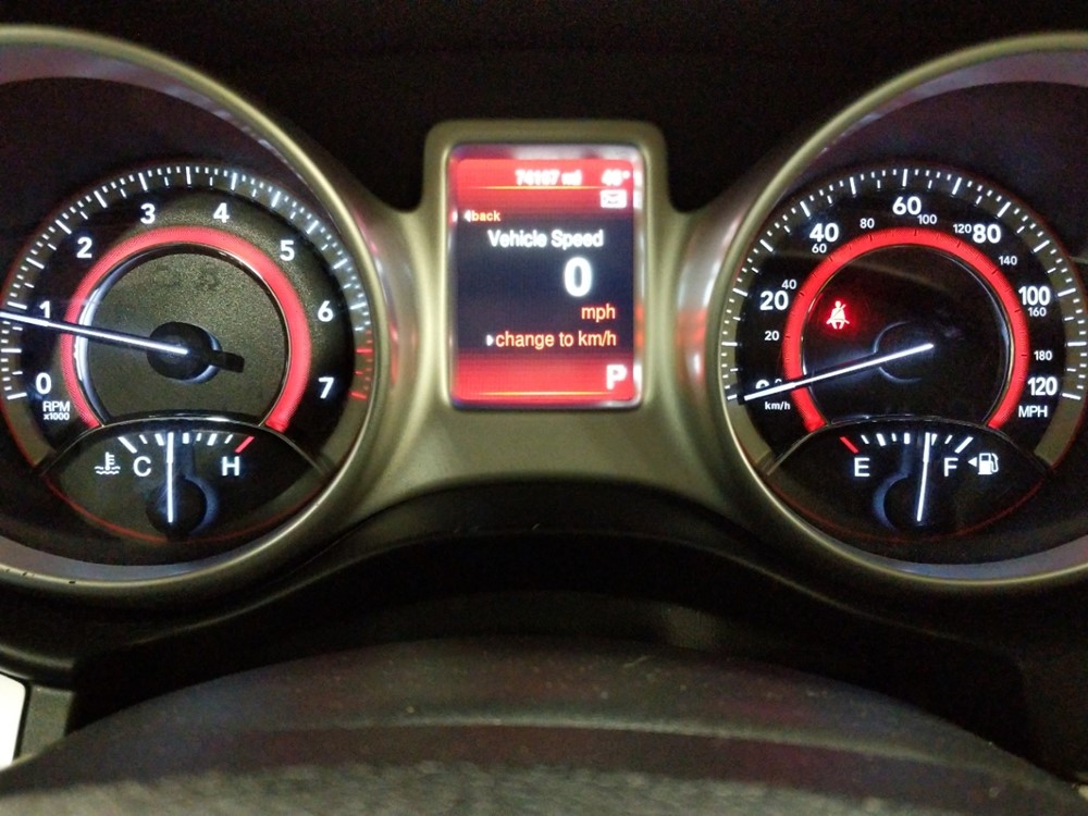 2016 Dodge Journey - Odometer Close Up