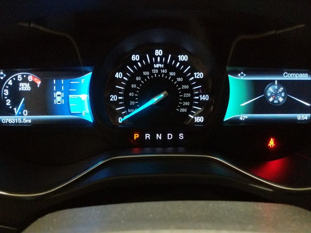 2016 Ford Fusion - Odometer Close Up