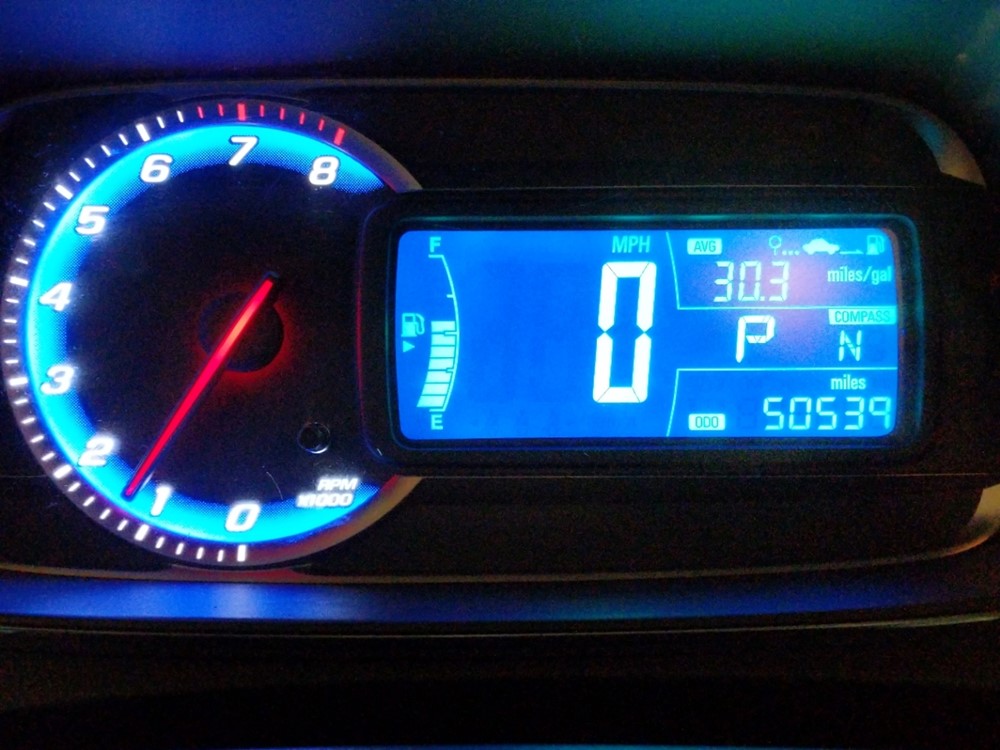 2016 Chevrolet Trax - Odometer Close Up