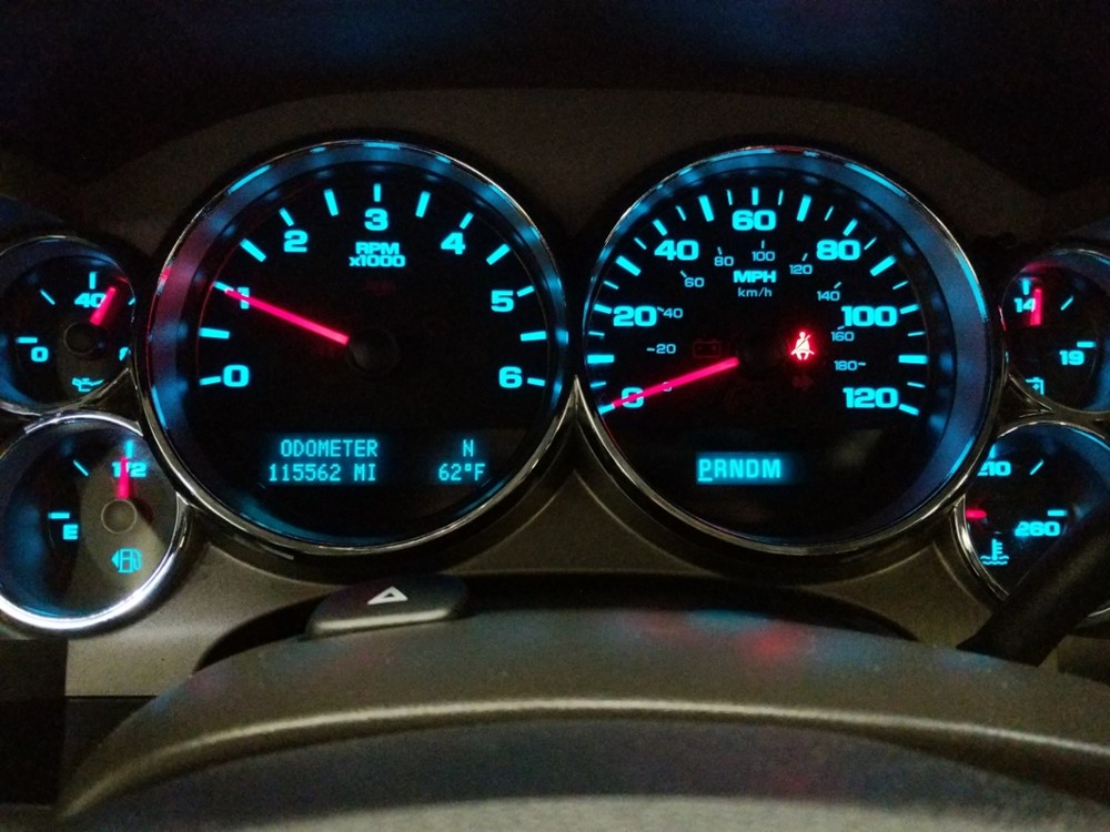 2009 GMC Sierra 1500 - Odometer Close Up