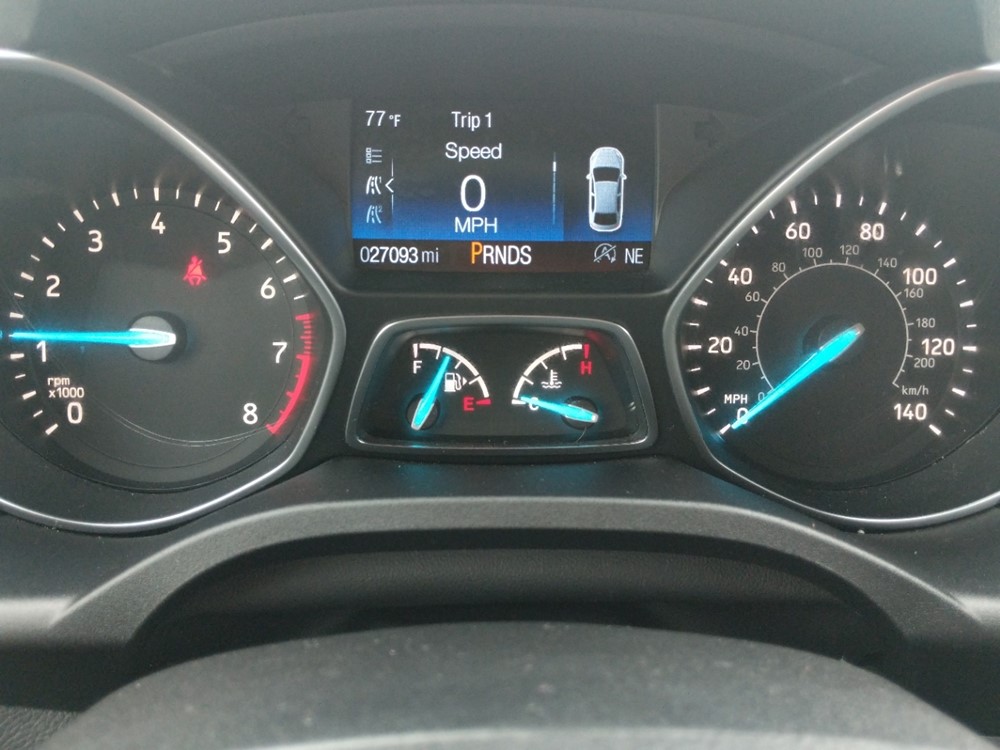 2018 Ford Escape - Odometer Close Up