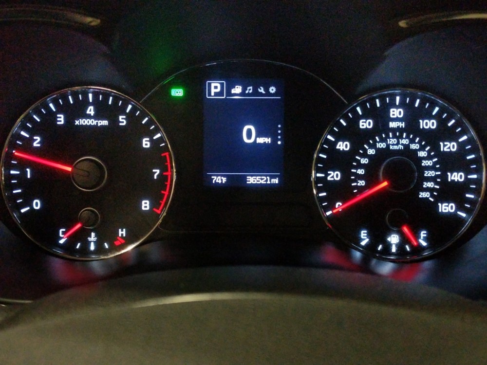 2018 Kia Forte - Odometer Close Up