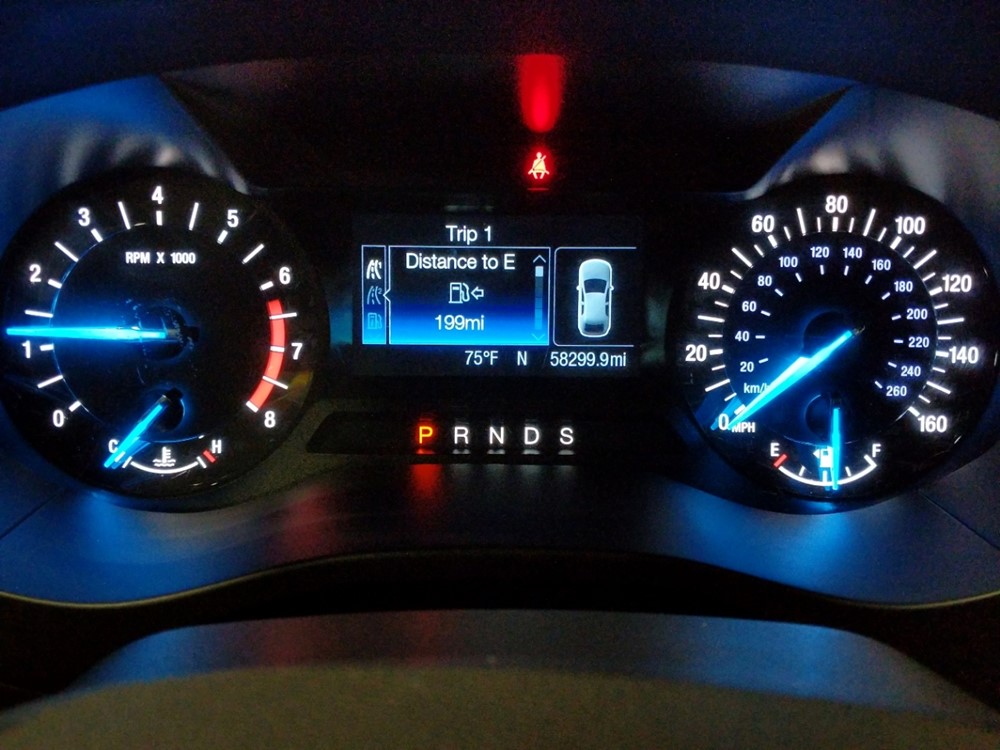 2016 Ford Fusion - Odometer Close Up