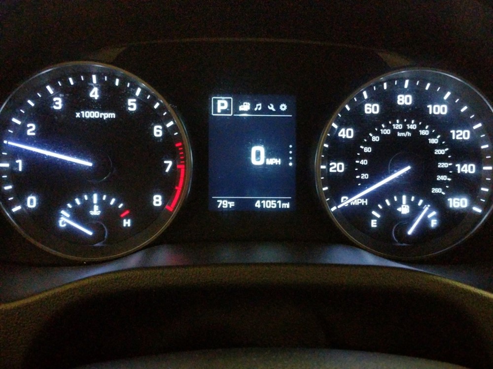 2018 Hyundai Elantra - Odometer Close Up